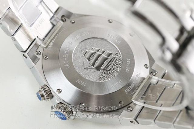 vacheron Constantin手錶 TWA江詩丹頓 縱橫四海多功能腕表 江詩丹頓高端男表  hds1083